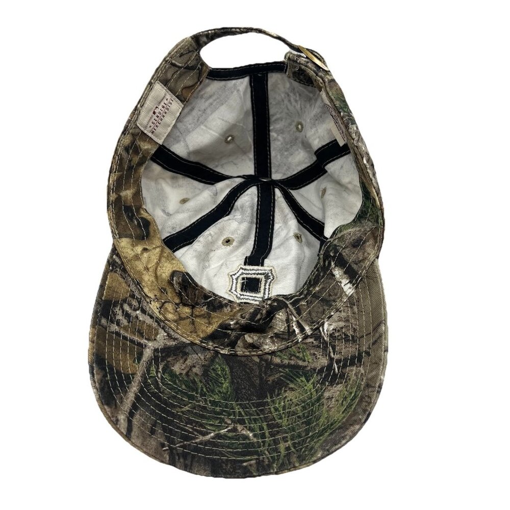 Pittsburgh Pirates Realtree Camo Strapback Baseball Hat Cap 47 Brand Hunting Dad - Picture 7 of 10